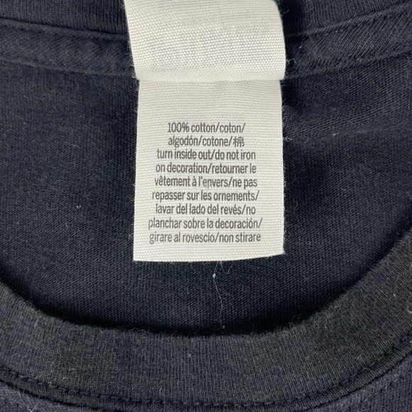 PINK Victoria's Secret VS Bling Sequin Off Black/Dark Gray LS T-Shirt Size S - Picture 5 of 13